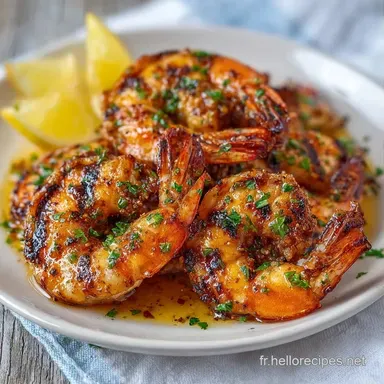 Gambas Grill&eacute;es Marin&eacute;es pour 4 Personnes Fiche recette
