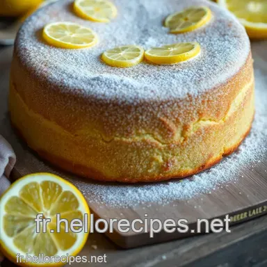 Gâteau au Citron Pierre Hermé : Un Délice Éclatant et Facile à Réaliser Fiche recette