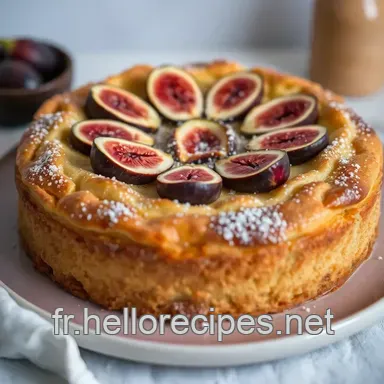 Gâteau aux Figs et Amandes : Un Délice Provençal à Partager Fiche recette