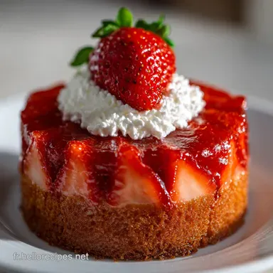 G&acirc;teau Aux Fraises Mascarpone Pour 8 Portions