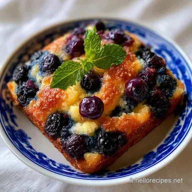 G&acirc;teau Aux Myrtilles Pour 8 Personnes Fiche recette
