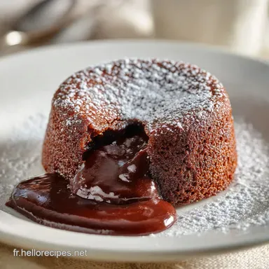 G&acirc;teau au chocolat fondant Recette simple pour un c&oelig;ur velout&eacute; Fiche recette