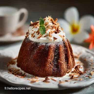 G&acirc;teau ChocolatNoix de Coco Moelleux et sa Cr&egrave;me Exotique Fiche recette
