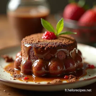 G&acirc;teau Fondant ChocolatPoire Un D&eacute;lice Facile et Inratable Fiche recette