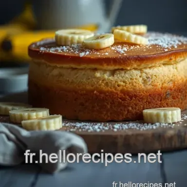 Gâteau Moelleux à la Banane : Delicious Gâteau pour Petit Déjeuner Fiche recette