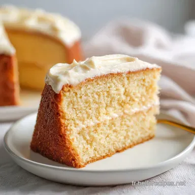 G&acirc;teau Vanille Maison Moelleux en 50 Minutes Fiche recette