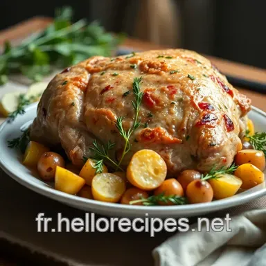 La meilleure cuisson du gigot : Gigot d'Agneau Rôti à l'Ail et Herbes Fiche recette
