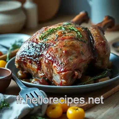 Cuisson gigot d'agneau: La Meilleure Recette Rôtie aux Herbes de Provence Fiche recette