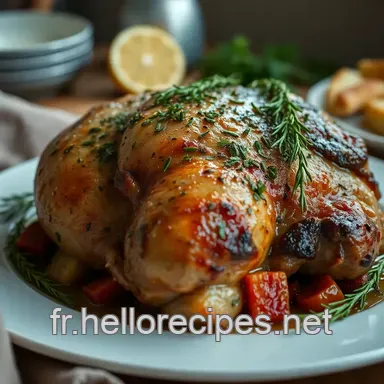 Gigot d’Agneau Rôti aux Herbes de Provence : Un Plat Convivial Fiche recette