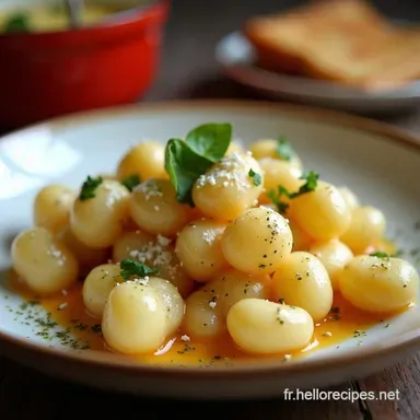 Recette De Gnocchi Et Cr&egrave;me Gorgonzola Le D&icirc;ner Italien Facile Fiche recette