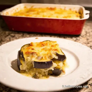 Gratin Aubergines Parmesan Facile Recette Mon Secret M&eacute;diterran&eacute;en Fiche recette