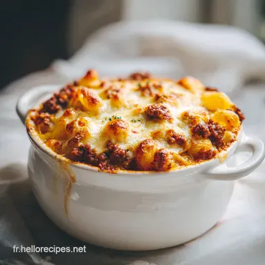 Gratin de Coquillettes &agrave; la Raclette pour 4 Servings Fiche recette