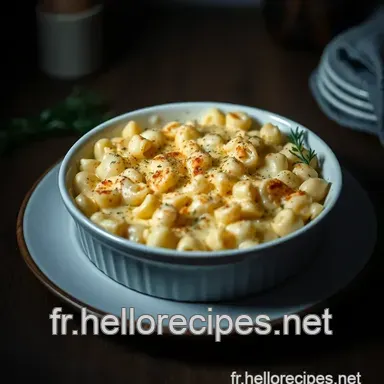 Gratin de Pâtes aux Fromages : Le Réconfort à la Française Fiche recette