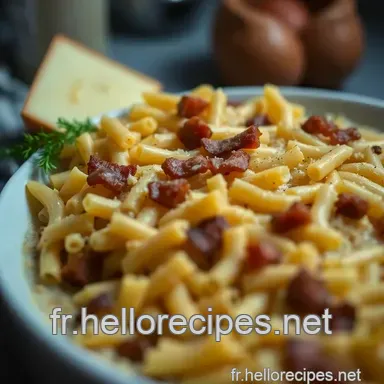 Gratin de Pâtes aux Lardons : Un Plat Croustillant et Réconfortant Fiche recette