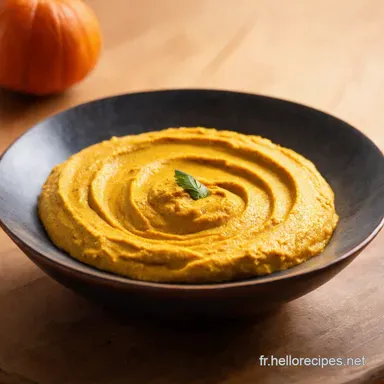 Houmous Potimarron Miso LAp&eacute;ro Automnal Facile et Original Fiche recette