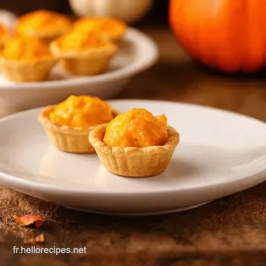 Mini Tartes Potiron Thanksgiving Blessed Faciles Fiche recette