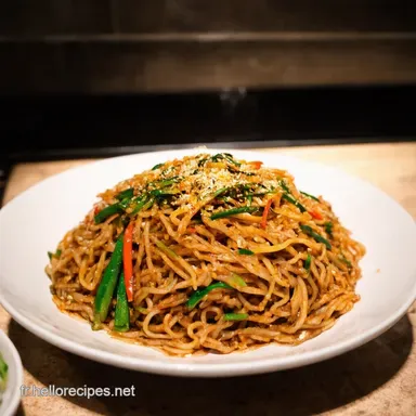Japchae Facile Voyage en Cor&eacute;e dans Votre Assiette Fiche recette