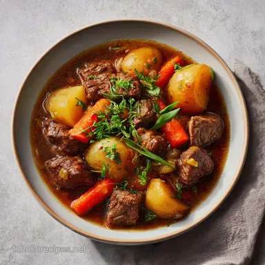 Joue de B&oelig;uf Brais&eacute;e pour 4 Servings Fiche recette