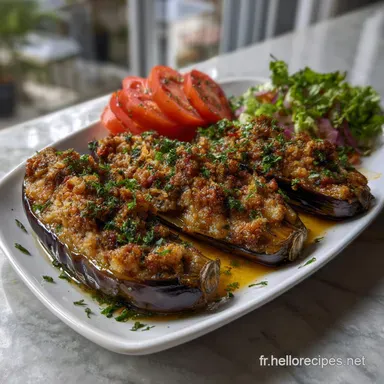 Recette Turque D Aubergines Farcies Au Four Karniyarik Facile Fiche recette
