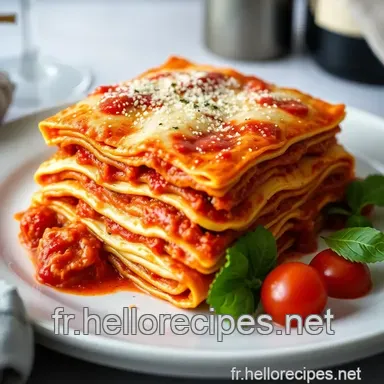 Cuisson Lasagnes Four: La Recette Bolognaise Inratable! Fiche recette
