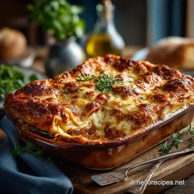 Recette Lasagnes Bolognaise Traditionnelle au Ragù Mijoté Fiche recette