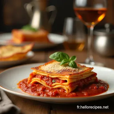 Meilleure Recette Lasagnes Bolognaise Maison Ragu et Béchamel Fiche recette