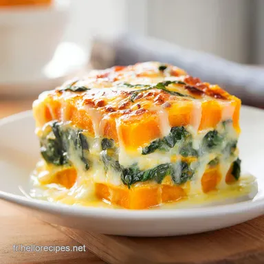 Lasagnes Butternut &Eacute;pinards Fondantes Fiche recette