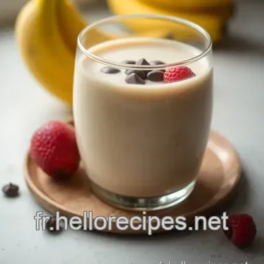 Smoothie Banane Facile: Mon Secret Matinal Préféré! Fiche recette