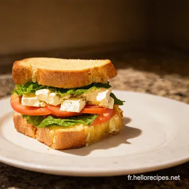Past&egrave;que Feta Recette Facile Le Sandwich Soleil de l&Eacute;t&eacute; Fiche recette
