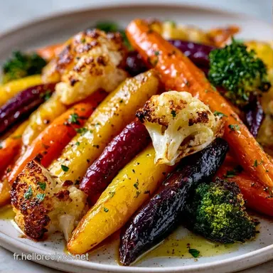 L&eacute;gumes D'Hiver R&ocirc;tis pour 4 Personnes Fiche recette