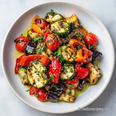 L&eacute;gumes Grill&eacute;s &agrave; la Proven&ccedil;ale pour 4 Fiche recette