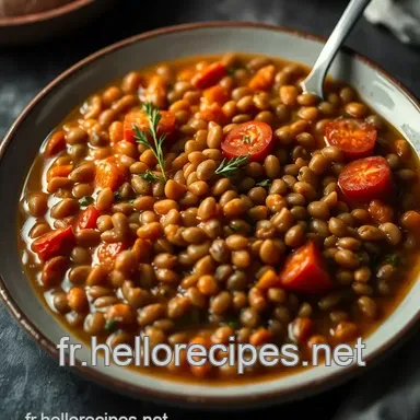 Cuisine Lentilles Corail : Mon Réconfortant Plat Provençal Facile Fiche recette
