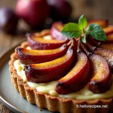 Tarte Poire Chocolat Amande Facile L&Eacute;l&eacute;gance dun Classique Fran&ccedil;ais Fiche recette