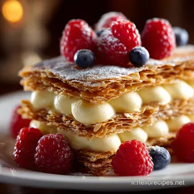 MilleFeuille Classique Recette de lArchitecture Gourmande Croustillante Fiche recette