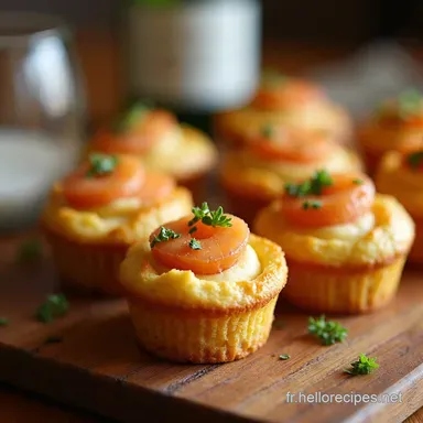 Mini Muffins Saumon LAp&eacute;ro Chic Facile Recette Fiche recette
