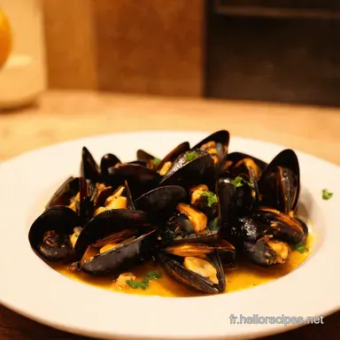 Recette pour Moule façon Bistro Moules Marinières Antoine Fiche recette