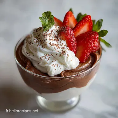 Mousse au Chocolat Traditionnelle pour 4 Servings