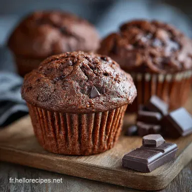 Muffins au chocolat : La recette ultra-moelleuse et inratable du chef Fiche recette