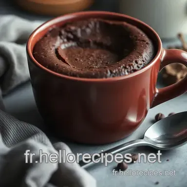 Mug Cake Chocolat Minute: Dessert Rapide & Facile! Fiche recette
