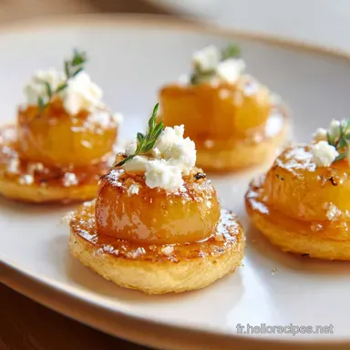 Navets Ch&egrave;vre Miel pour 4 personnes Fiche recette