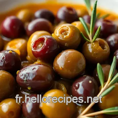 Olives dans la Saumure: La Recette Maison de Mamie! Fiche recette