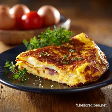 Omelette au Fromage Recette Parfaite de lOmelette Fran&ccedil;aise Baveuse Fiche recette
