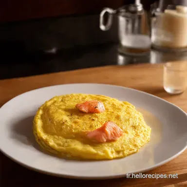 Omelette Saumon Fum&eacute; Facile Brunch Parisien en 15 min Fiche recette