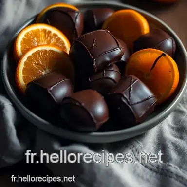 Orangettes Chocolat : Délices d'Orange enrobés de Chocolat Maison Fiche recette