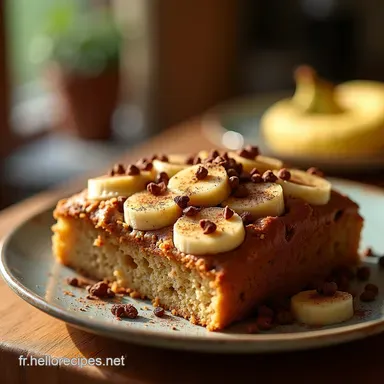 Pain aux Bananes Facile aux Pépites de Chocolat Moelleux Garanti Fiche recette