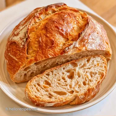 Pain Complet Sans Machine pour 8 Portions Fiche recette