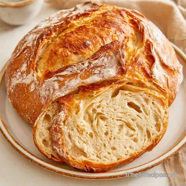 Pain D'&Eacute;peautre Sans Machine en Cocotte Fiche recette