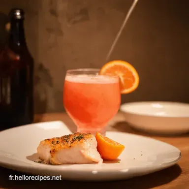 Boisson fra&icirc;che au pamplemousse Mon Spritzer rose facile Fiche recette