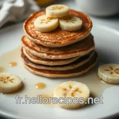 Pancakes à la Banane : Mon Recette Facile et Délicieuse ! Fiche recette