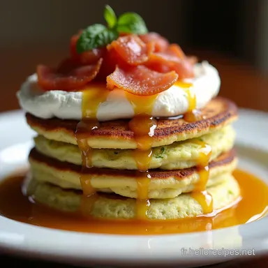 Pancakes La Courgette Fourr&eacute;s Au Ch&egrave;vre Jambon Le Brunch Parfait Fiche recette